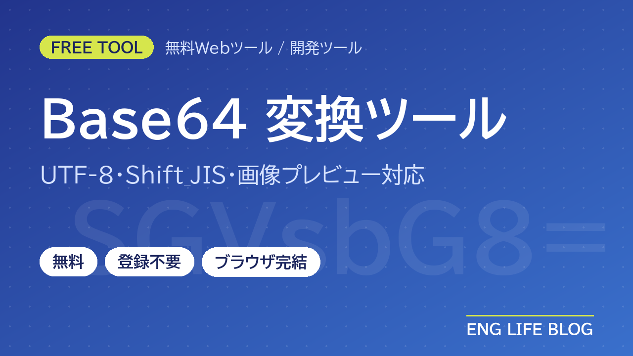 Base64 変換ツール